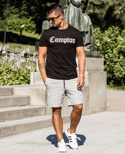 Compton Black T-Shirt  Urban Classics