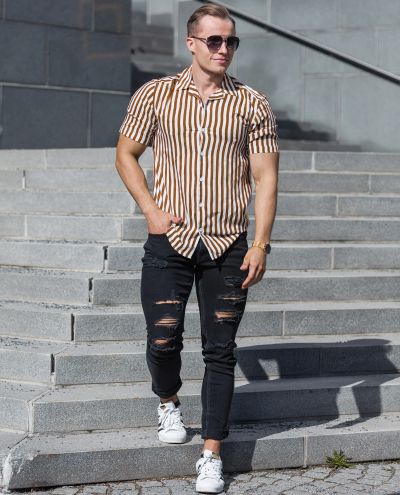 Wayne Viscose Shirt Monks Robe Only & Sons