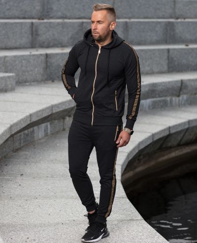 Tracksuit Gray With Golden Details Jerone