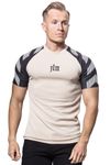 John Structured T-Shirt Beige Jerone