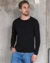 Structured  Black Light Knit Carisma