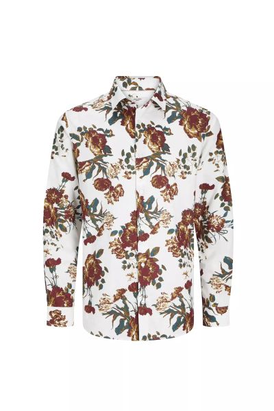 Nordic Flores Dress Shirt White Jack & Jones