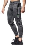 Summer Gray Melange College Pants Jerone