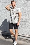 Leaf Dress Shirt Summer Structured Carisma