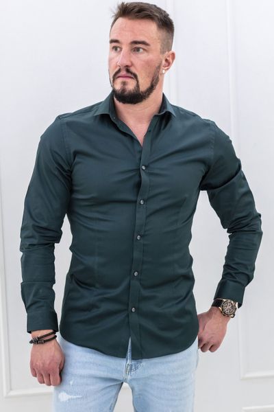 Parma Dress Shirt Darkest Spruce Jack & Jones Parma Dress Shirt Darkest Spruce Jack & Jones