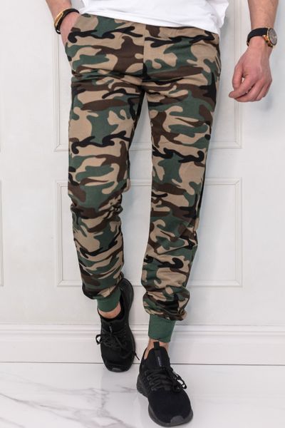 Green Armystyle collegepants JERONE