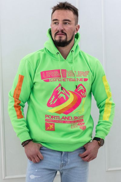 Neon Green Urban Surf Hoodie JERONE