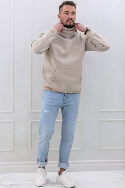 Light Brown Hoodie Stan Jerone