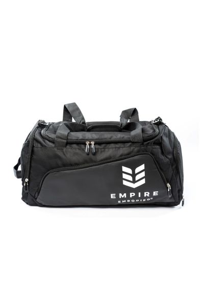 Black Athlete Duffel Bag Sports Bag Black Medium Empire Embodied