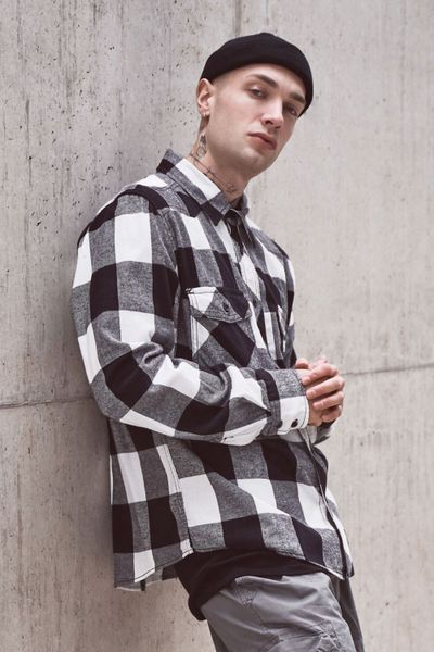 Check Shirt Long Sleeve Flannel BRANDIT