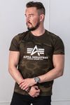 Pagrindiniai kamufliažiniai marškinėliai Alpha Industries