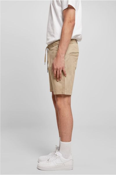 Šviesiai rudi tamprūs twill šortai URBAN CLASSICS